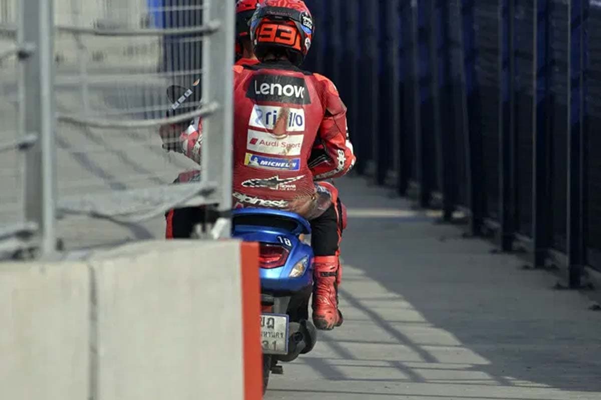 Ducati Santai Sikapi Crash Marc Marquez Saat Tes di Buriram